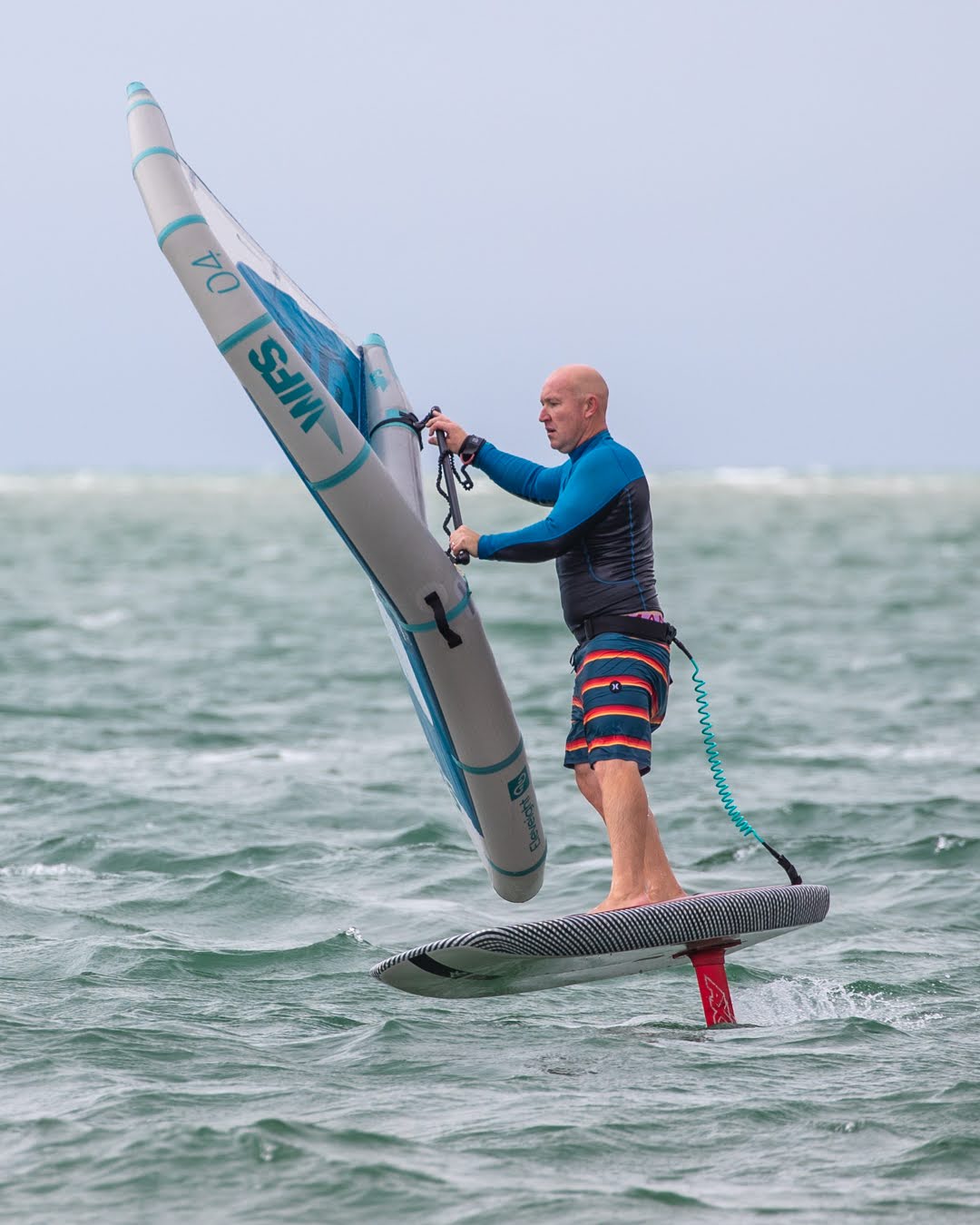 Wing foiling winter safety leashes. A reminder. Foil Shop