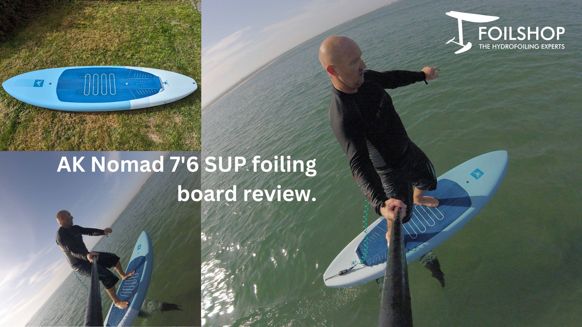 AK Nomad 7'6 SUP foiling board review. - Foil Shop